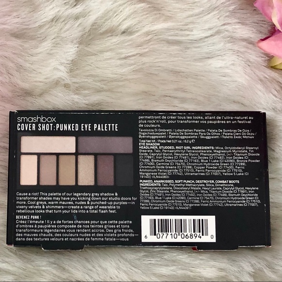 FREE🎁+Smashbox Cover Shot Eye Palette, Punked-NIB - Picture 2 of 8